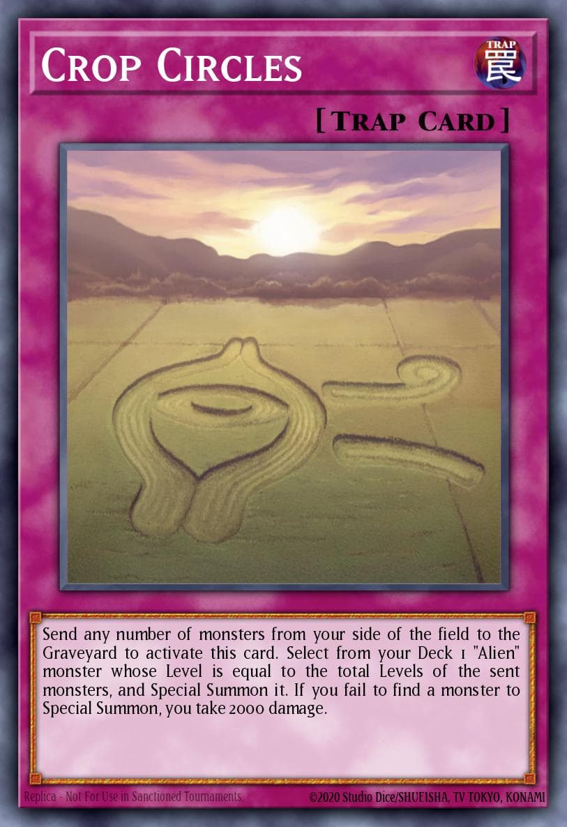 Crop Circles — Power of the Duelist Yu-Gi-Oh! card by KAZUKI TAKAHASHI