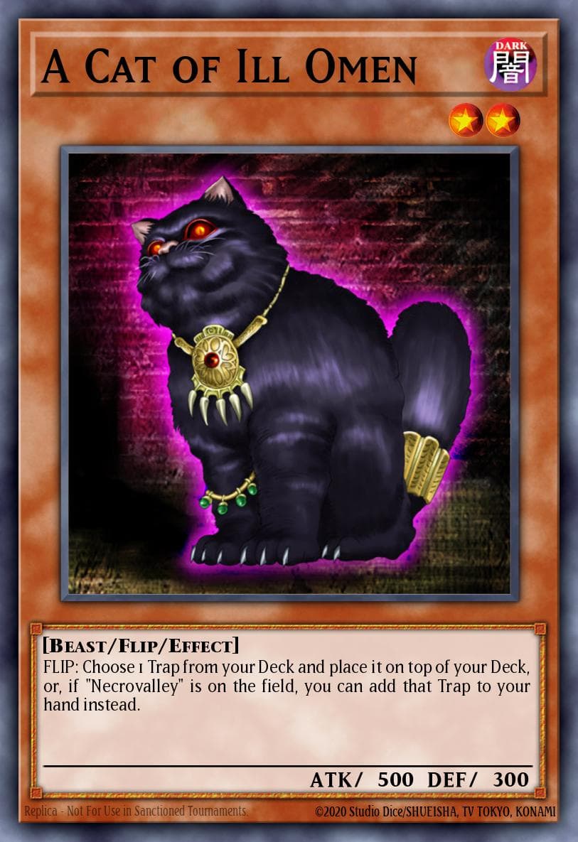 A Cat of Ill Omen — Yu-Gi-Oh! card