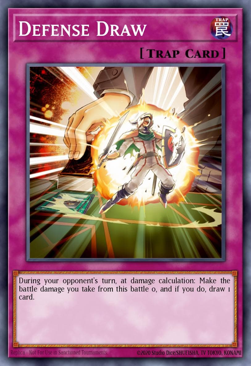 Defense Draw — Yu-Gi-Oh! card