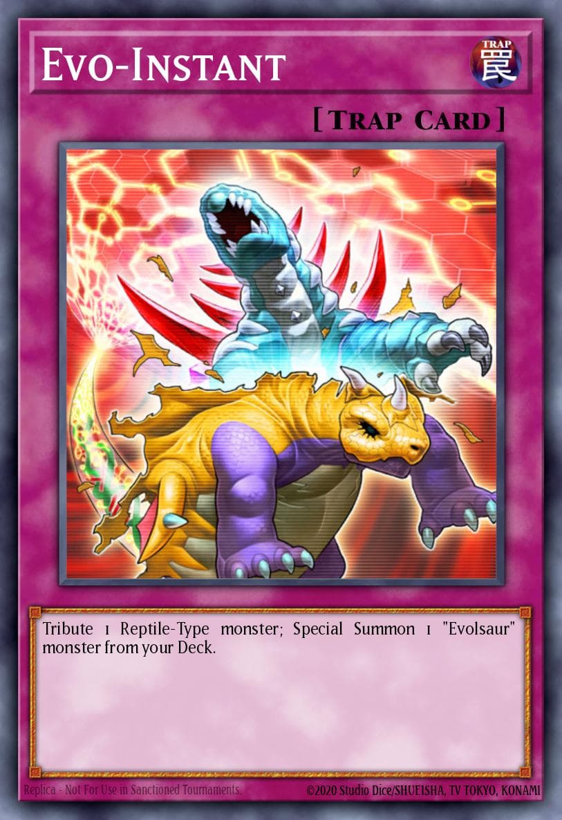 Evo-Instant — Order of Chaos Yu-Gi-Oh! card by KAZUKI TAKAHASHI