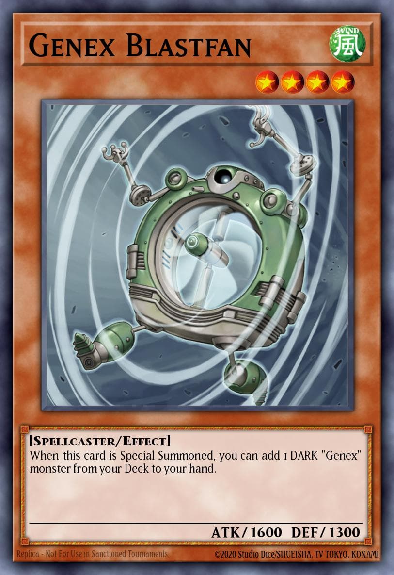 Genex Blastfan — Hidden Arsenal 2 Yu-Gi-Oh! card by SAL",