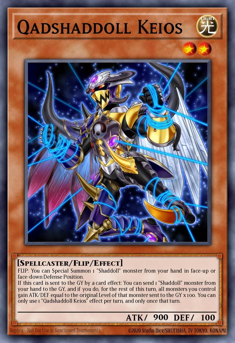 Qadshaddoll Keios — Structure Deck: Shaddoll Showdown Yu-Gi-Oh! card by KAZUKI TAKAHASHI