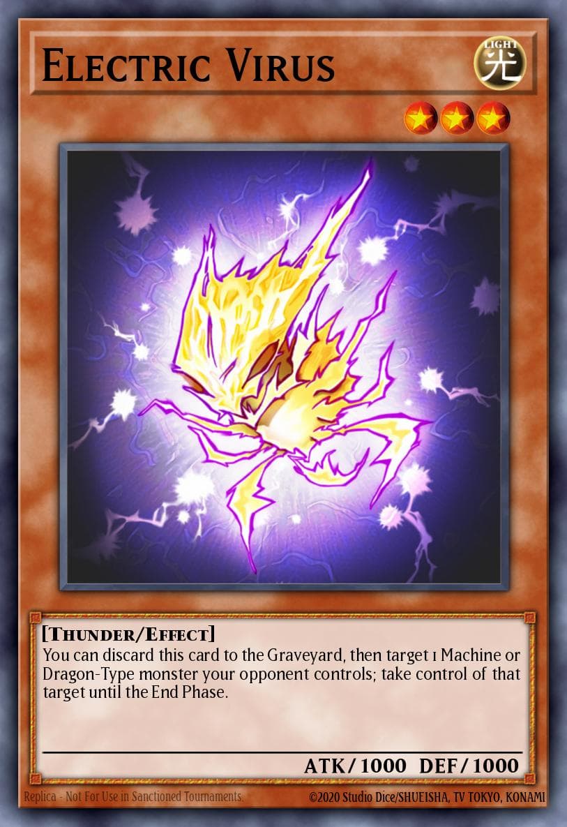 Electric Virus — Strike of Neos Yu-Gi-Oh! card by KAZUKI TAKAHASHI