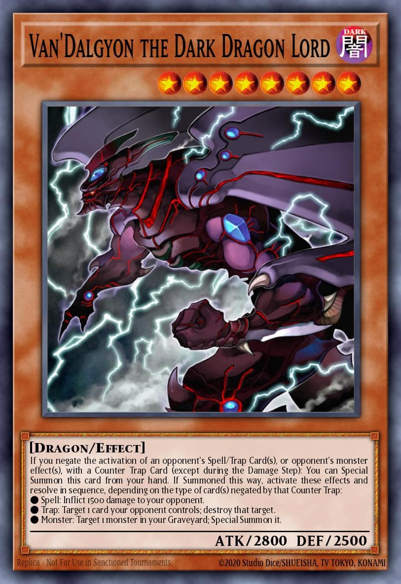 Van'Dalgyon The Dark Dragon Lord — Yu-Gi-Oh! R Manga Promo