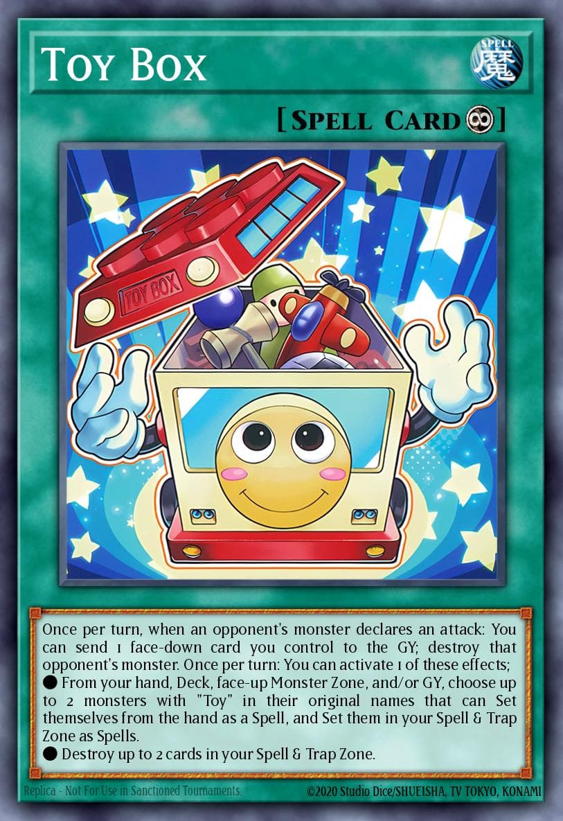 Toy Box — Battles of Legend: Terminal Revenge Yu-Gi-Oh! card by Studio Dice/SHUEISHA, TV TOKYO, KONAMI