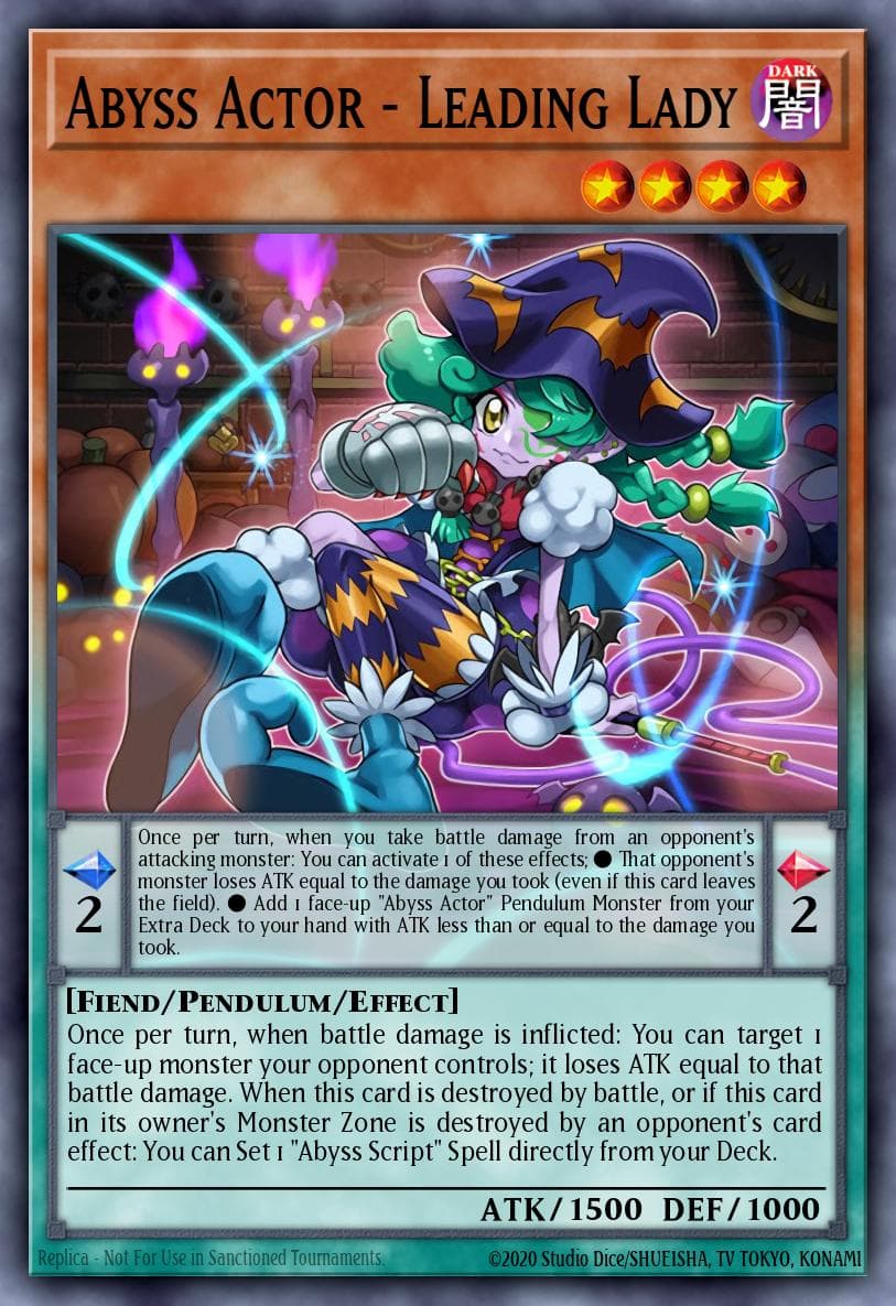 Abyss Actor - Leading Lady — Legendary Duelists: White Dragon Abyss