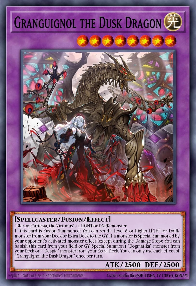 Granguignol the Dusk Dragon — Photon Hypernova Yu-Gi-Oh! card by Shueisha, TV Tokyo, Konami