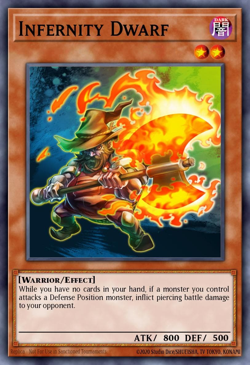 Infernity Dwarf — Speed Duel: Scars of Battle Yu-Gi-Oh! card by KAZUKI TAKAHASHI