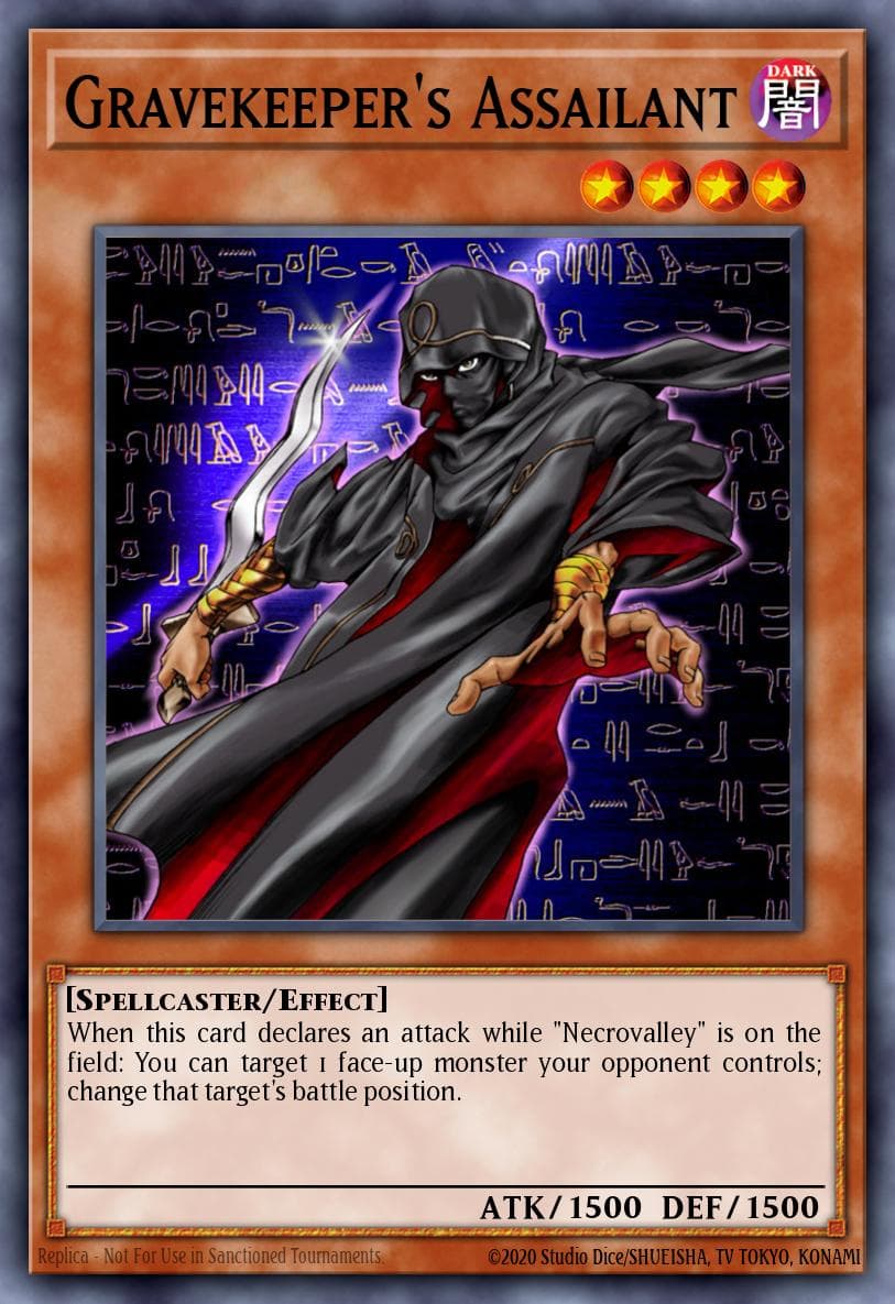 Gravekeeper's Assailant — Turbo Pack: Booster Two Yu-Gi-Oh! card by KAI-SHI