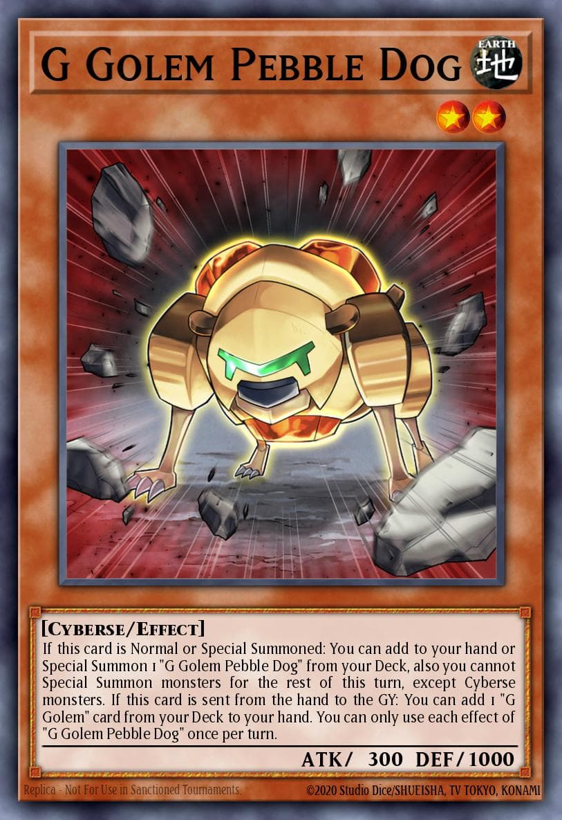 G Golem Pebble Dog — Battles of Legend: Crystal Revenge