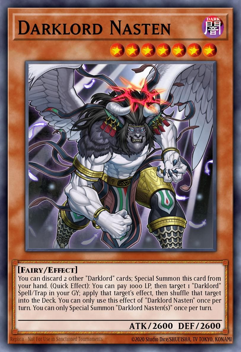 Darklord Nasten — Yu-Gi-Oh! card