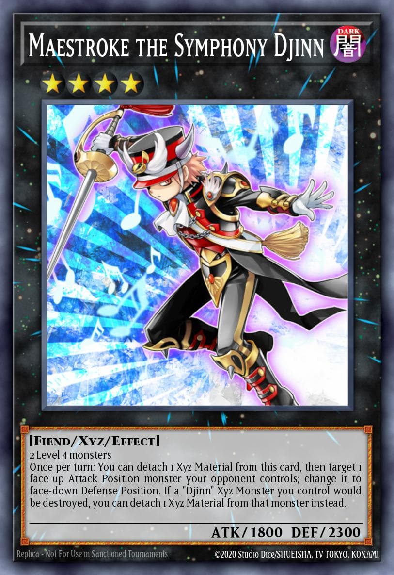 Maestroke the Symphony Djinn — Star Pack 2014 Yu-Gi-Oh! card by KAZUKI TAKAHASHI