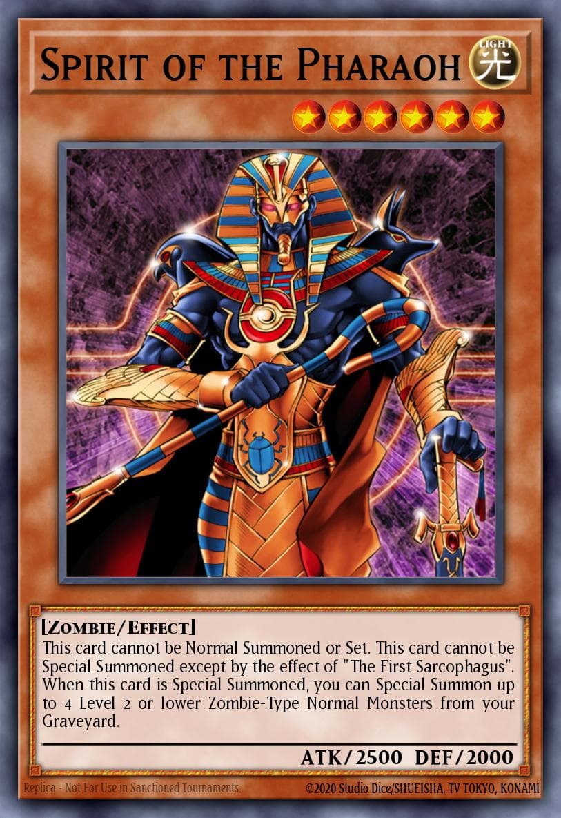 Spirit of the Pharaoh — Yu-Gi-Oh! card