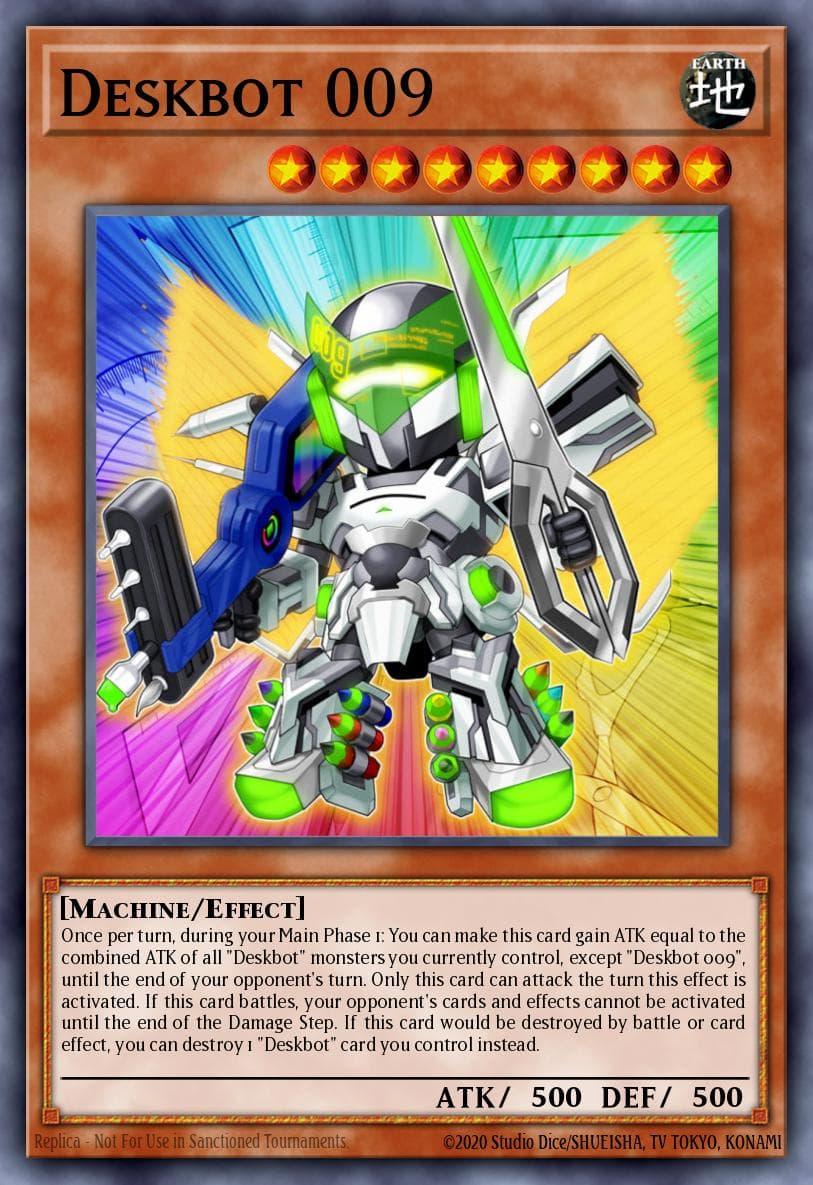 Deskbot 009 — 2017 Mega-Tins Mega Pack Yu-Gi-Oh! card by KAZUKI TAKAHASHI