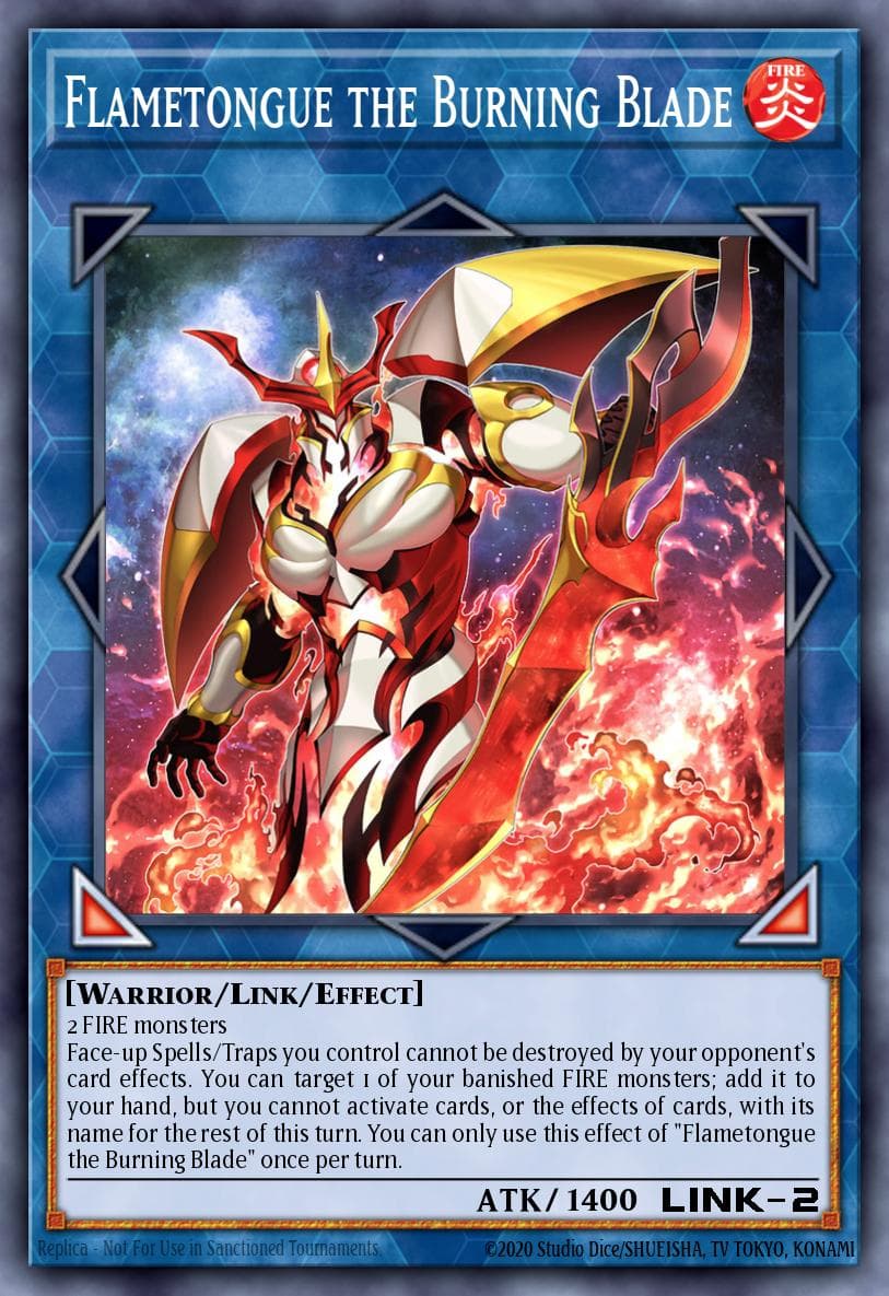 Flametongue the Burning Blade — ygo-unknown