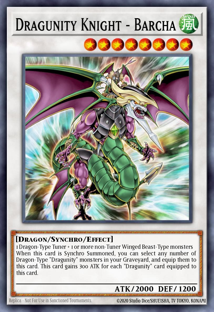 Dragunity Knight - Barcha — Yu-Gi-Oh! card