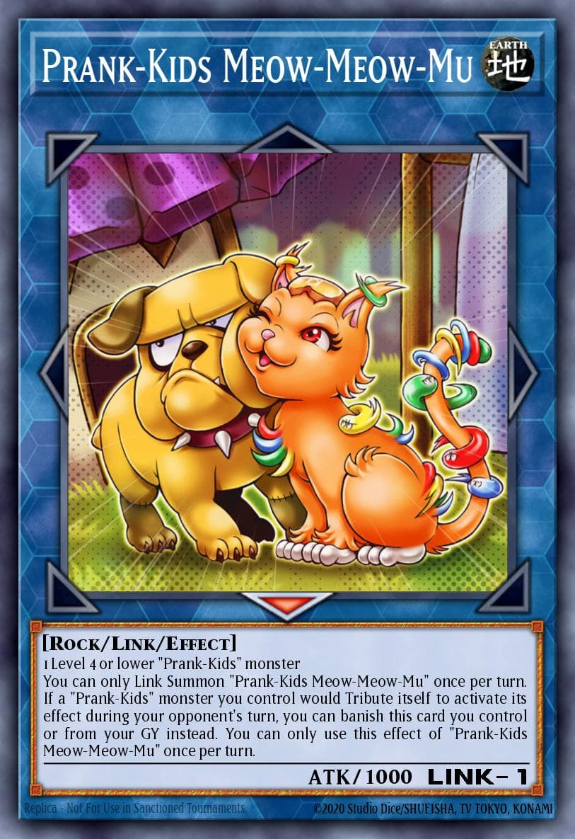 Prank-Kids Meow-Meow-Mu — Phantom Rage Yu-Gi-Oh! card by Konami