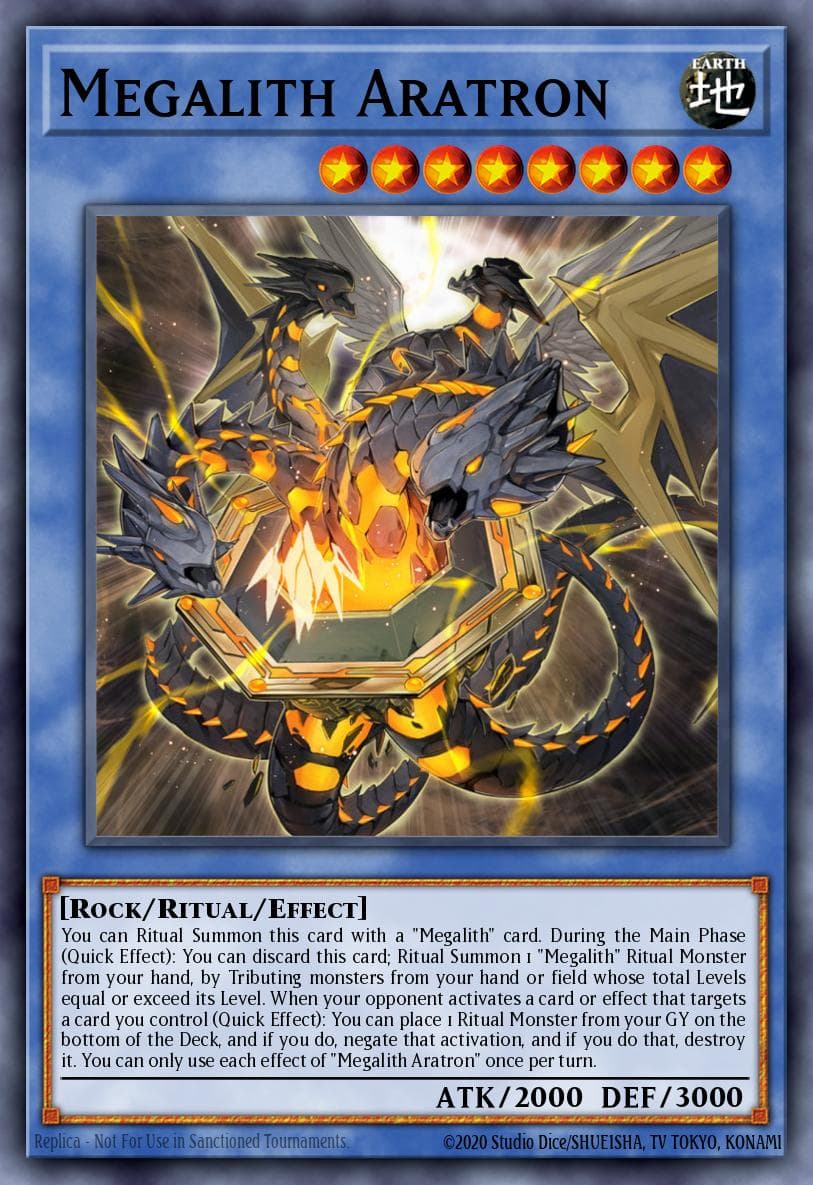 Megalith Aratron — Ignition Assault Yu-Gi-Oh! card by KAZUKI TAKAHASHI