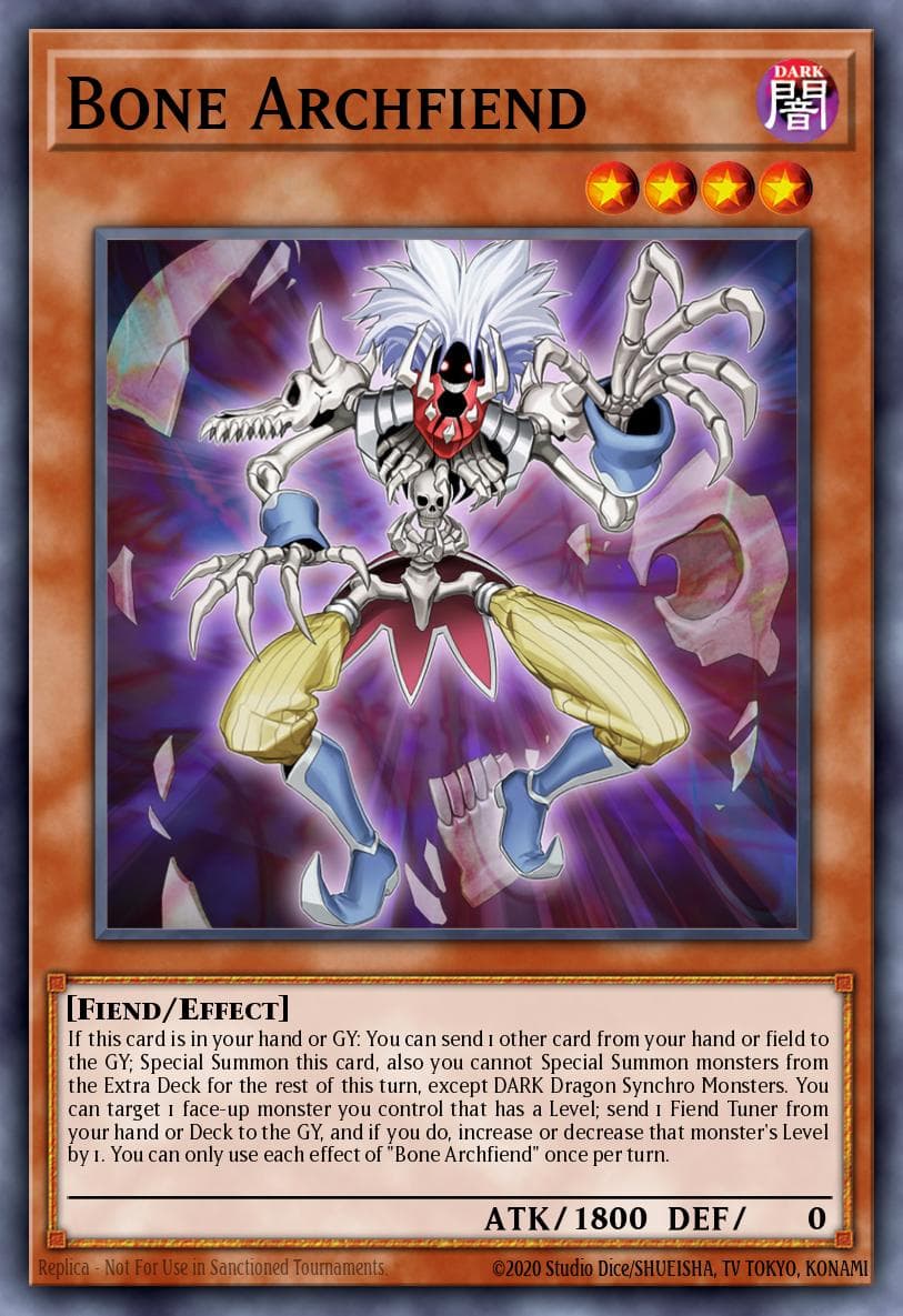 Bone Archfiend — Yu-Gi-Oh! card