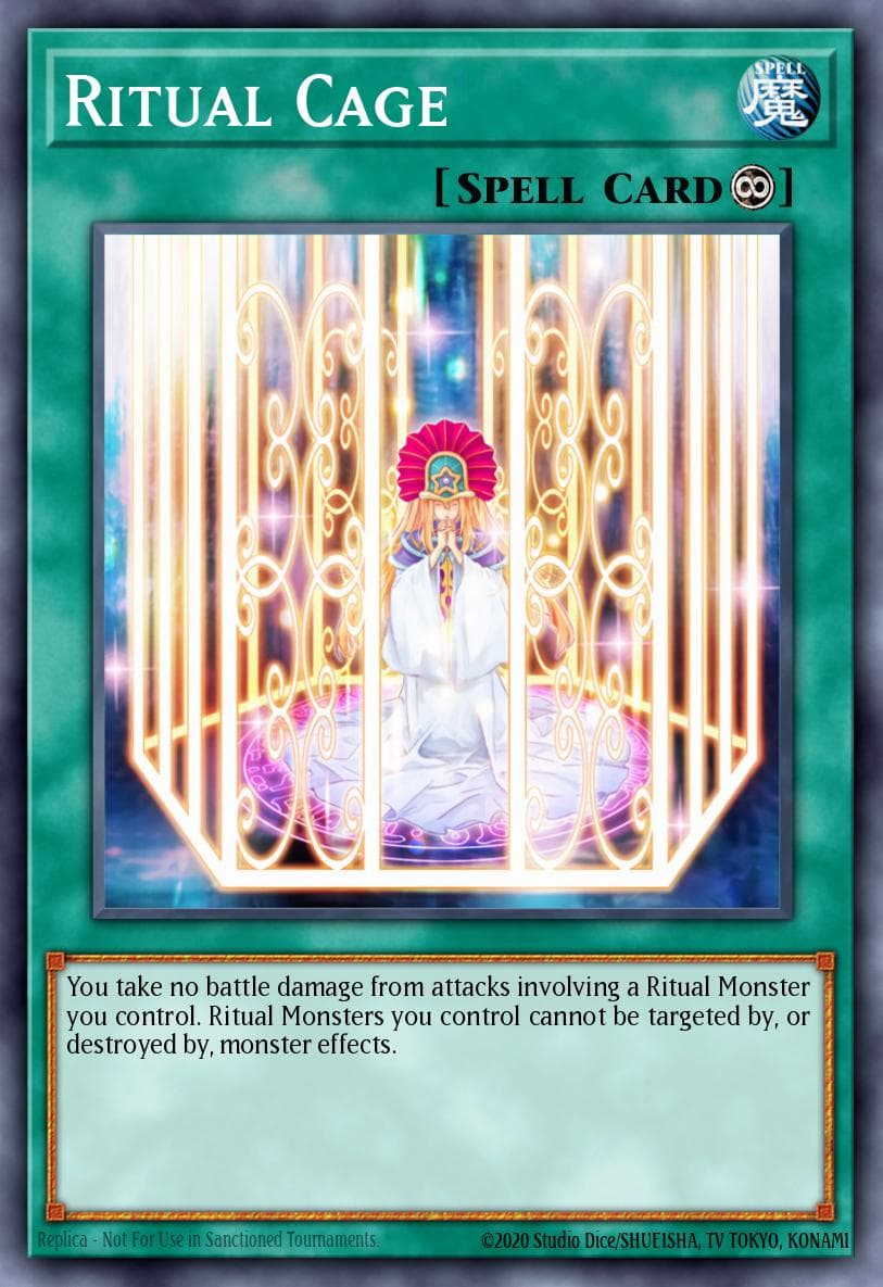 Ritual Cage — The Secret Forces Yu-Gi-Oh! card by KAZUKI TAKAHASHI
