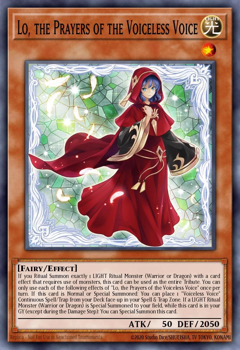 Lo, the Prayers of the Voiceless Voice (UTR) — OTS Tournament Pack 26