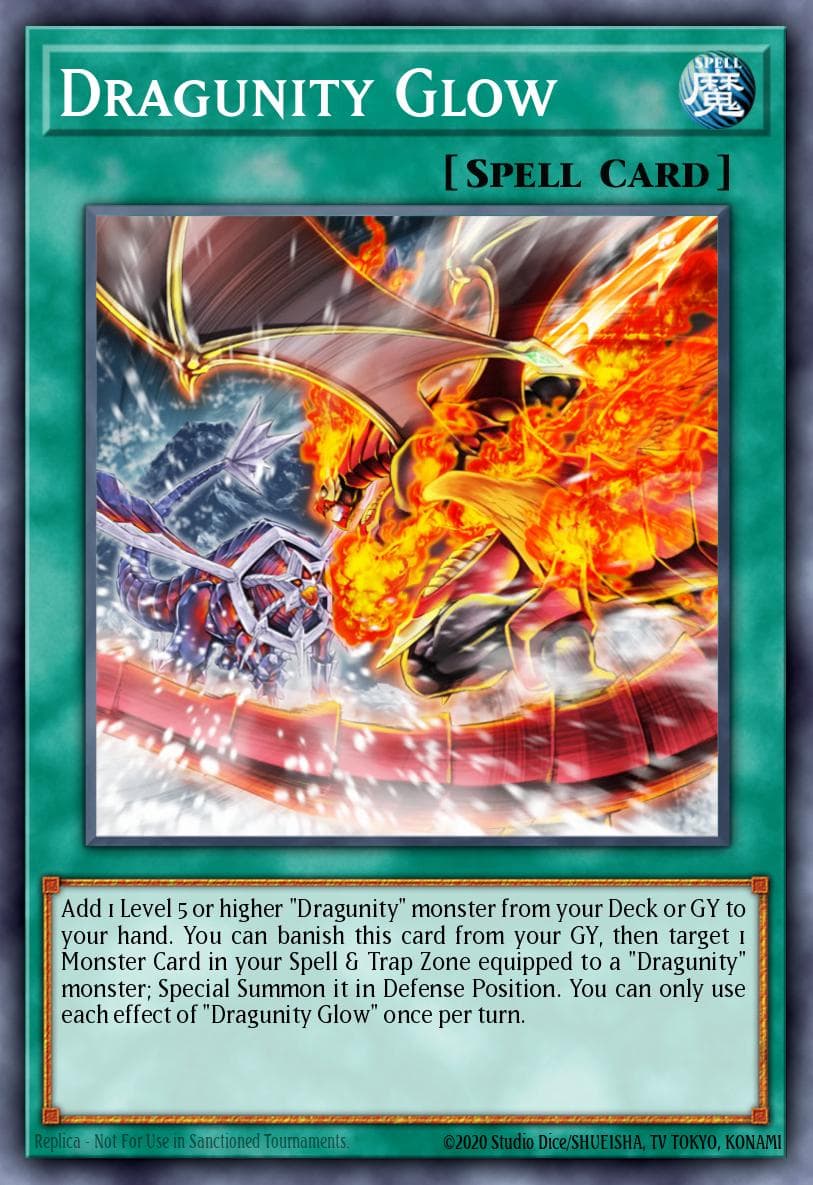 Dragunity Glow — Ghosts From the Past Yu-Gi-Oh! card by Konami
