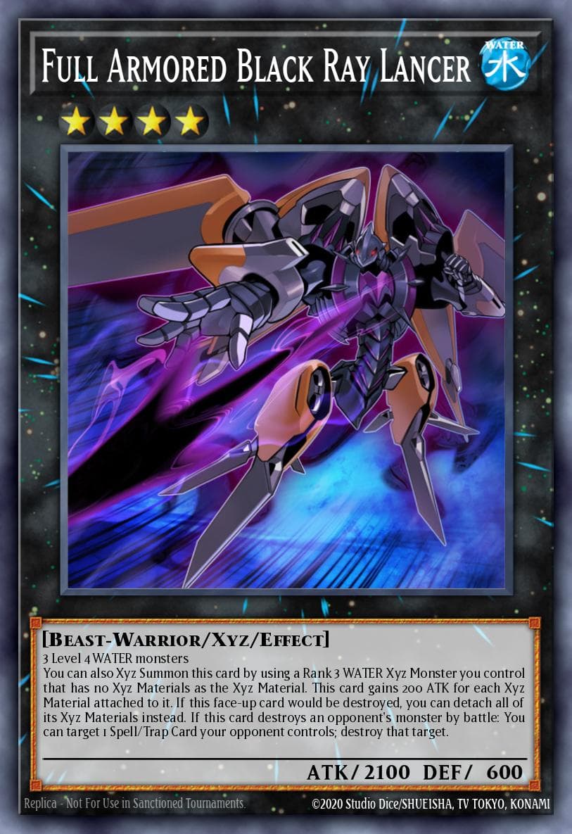 Full Armored Black Ray Lancer — Maze of Millennia