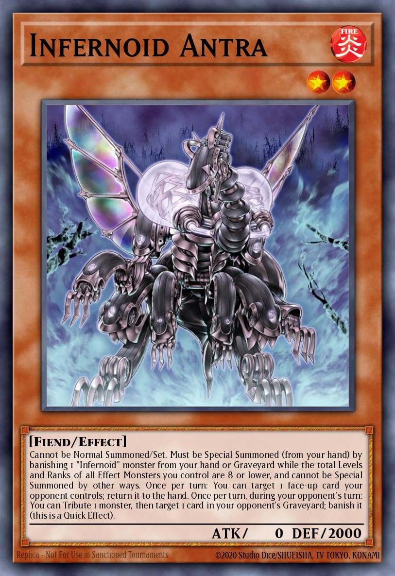 Infernoid Antra — Secrets of Eternity Yu-Gi-Oh! card by KAZUKI TAKAHASHI