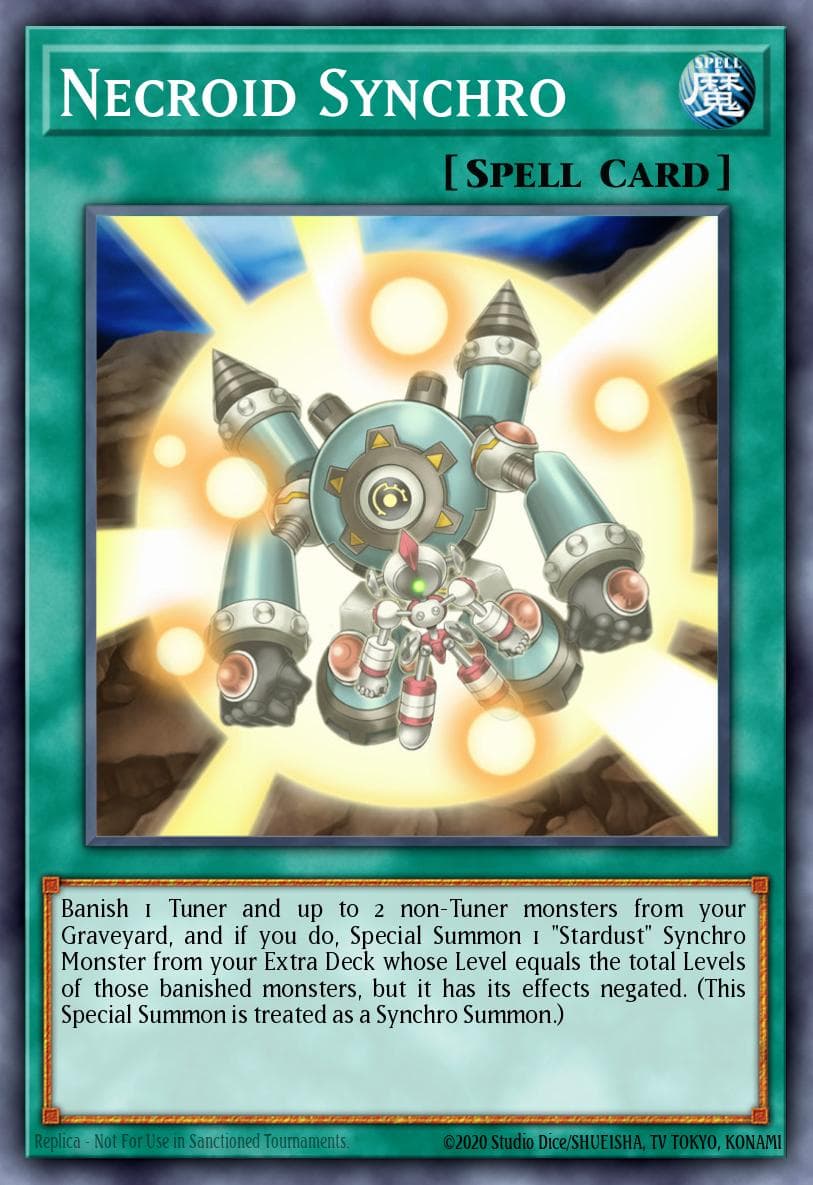Necroid Synchro — Duelist Saga Yu-Gi-Oh! card by KAZUKI TAKAHASHI