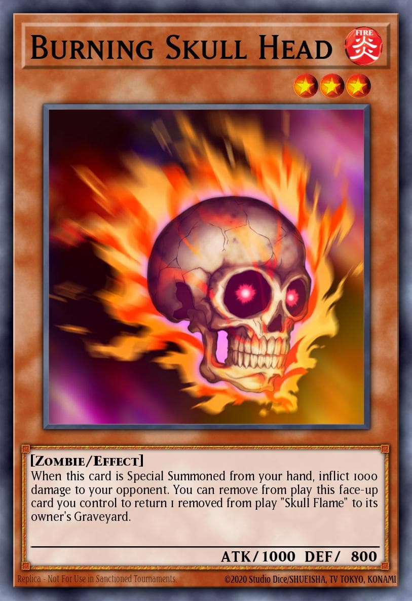 Burning Skull Head — Yu-Gi-Oh! 5D's Wheelie Breakers Promotional Cards