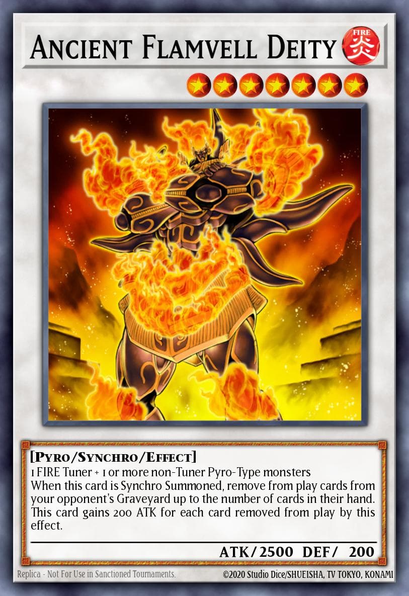 Ancient Flamvell Deity — Duel Terminal 4