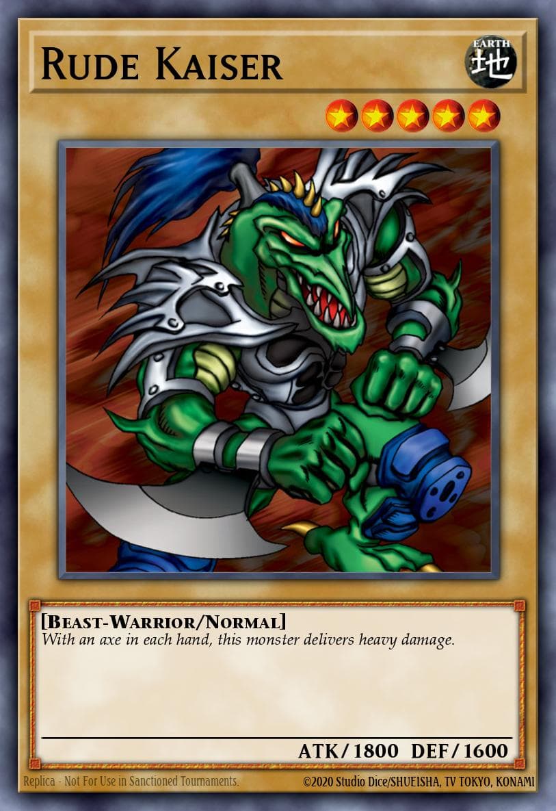 Rude Kaiser — Yu-Gi-Oh! card