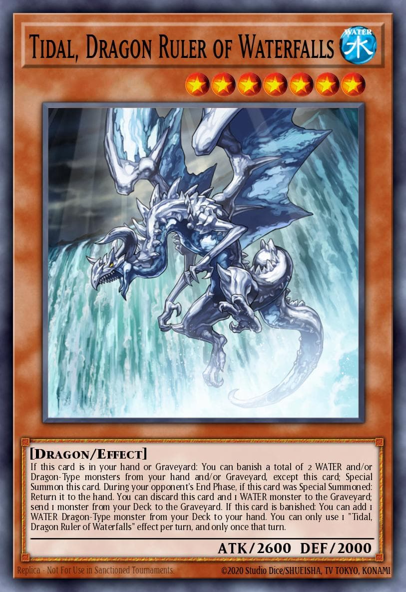 Tidal, Dragon Ruler of Waterfalls — Yu-Gi-Oh! card