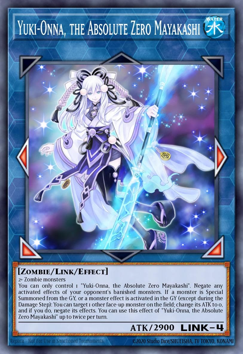 Yuki-Onna, the Absolute Zero Mayakashi — Duel Overload