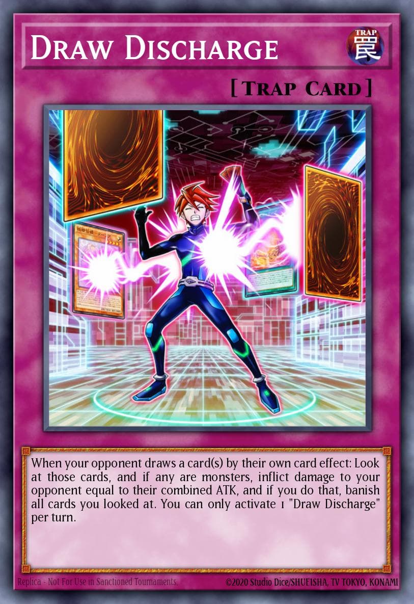 Draw Discharge — Rising Rampage Yu-Gi-Oh! card by KAZUKI TAKAHASHI