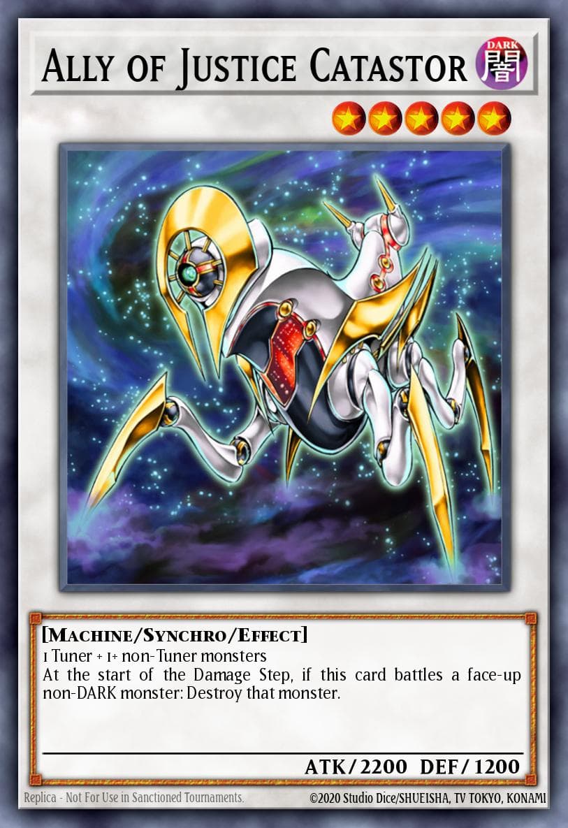 Ally of Justice Catastor — Duel Terminal 1 Yu-Gi-Oh! card by Kagemaru Himeno