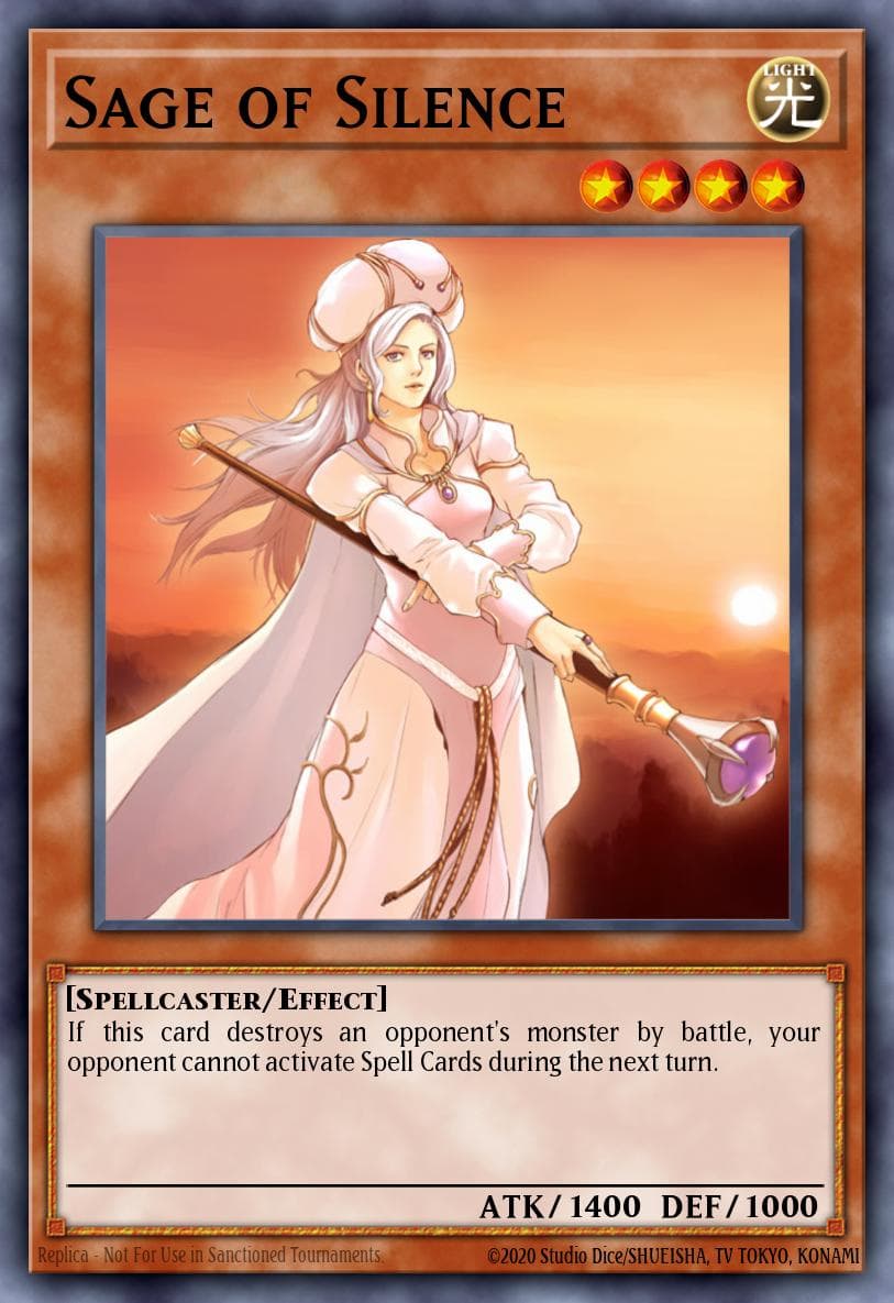 Sage of Silence — Strike of Neos Yu-Gi-Oh! card by KAZUKI TAKAHASHI