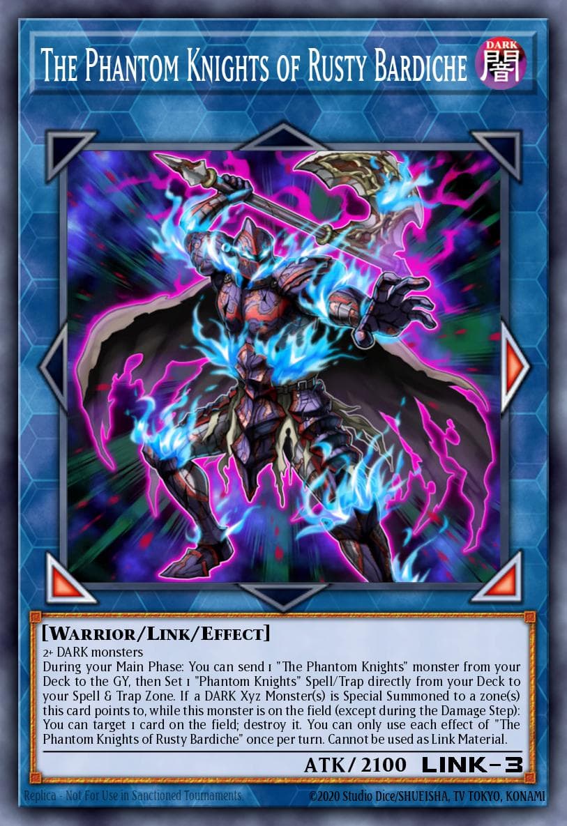 The Phantom Knights of Rusty Bardiche — Yu-Gi-Oh! card
