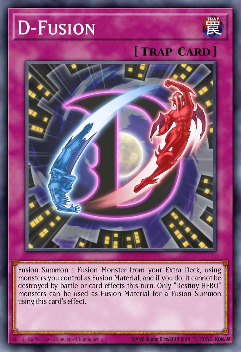 D-Fusion — Legendary Hero Decks Yu-Gi-Oh! card by KAZUKI TAKAHASHI