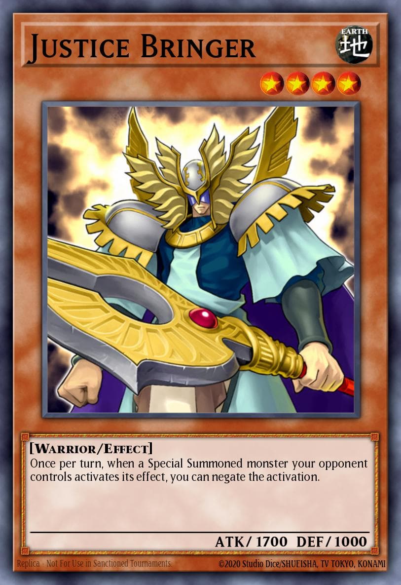 Justice Bringer — Yu-Gi-Oh! card