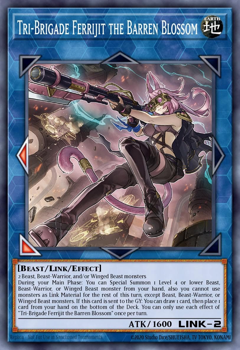 Tri-Brigade Ferrijit the Barren Blossom — Yu-Gi-Oh! card