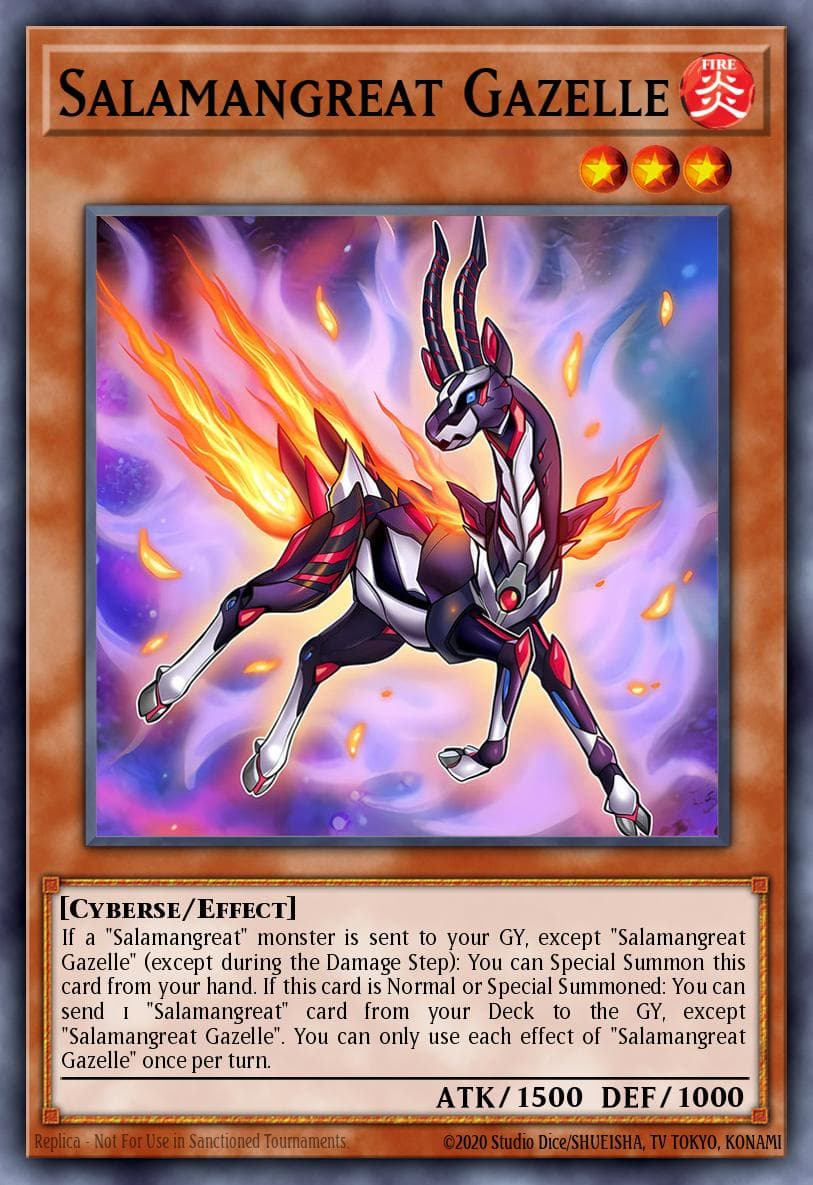 Salamangreat Gazelle — Yu-Gi-Oh! card