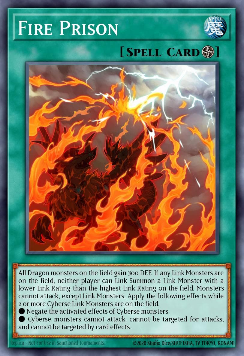 Fire Prison — Extreme Force Yu-Gi-Oh! card by KAZUKI TAKAHASHI