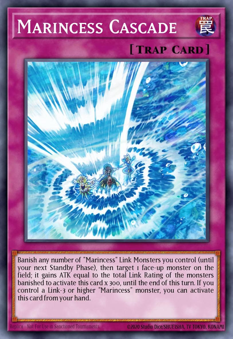 Marincess Cascade — Chaos Impact Yu-Gi-Oh! card by KAZUKI TAKAHASHI
