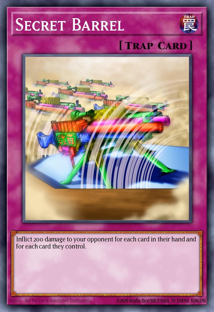 Secret Barrel — Yu-Gi-Oh! card