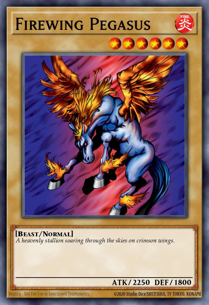 Firewing Pegasus — 2012 Premium Collection Tin Yu-Gi-Oh! card by KAZUKI TAKAHASHI