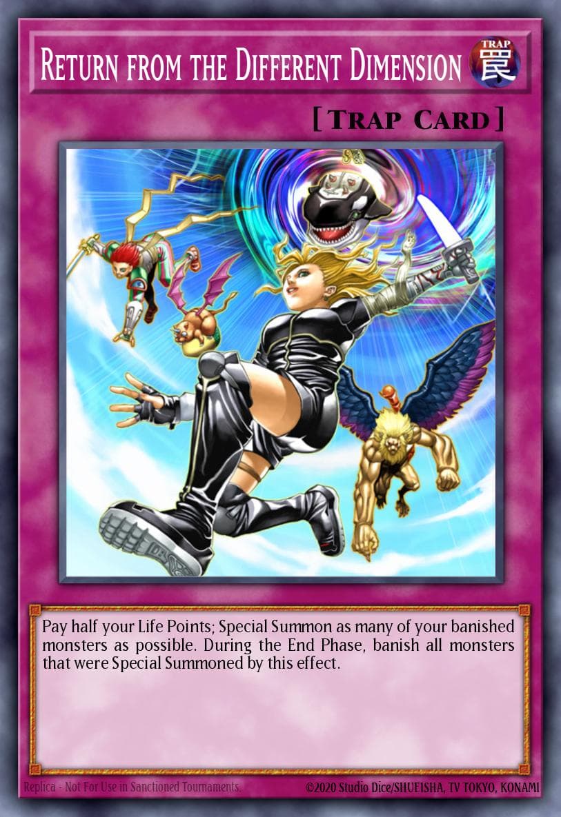 Return from the Different Dimension — Yu-Gi-Oh! card
