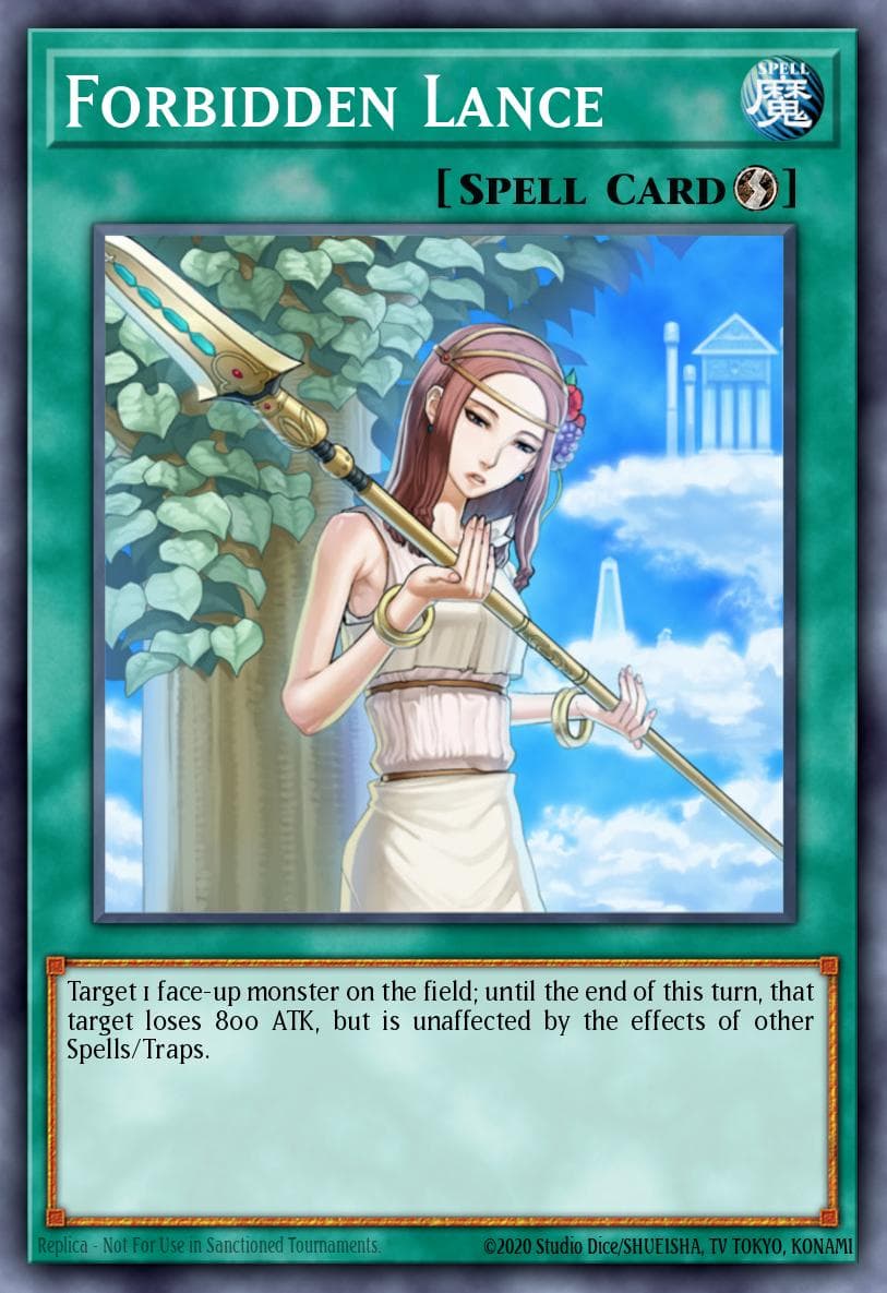 Forbidden Lance — Yu-Gi-Oh! card