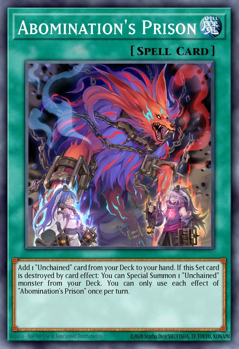 Abomination's Prison — 2020 Tin of Lost Memories Yu-Gi-Oh! card by Studio Dice