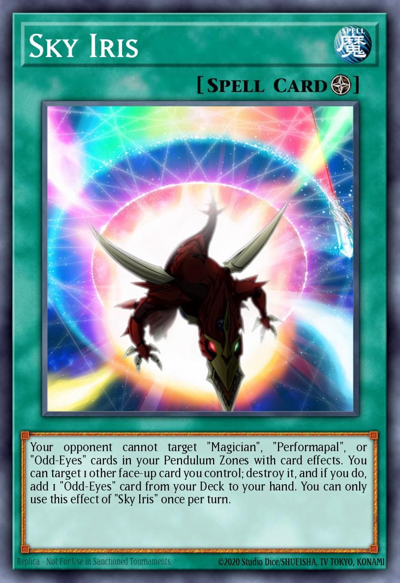 Sky Iris — Yu-Gi-Oh! card